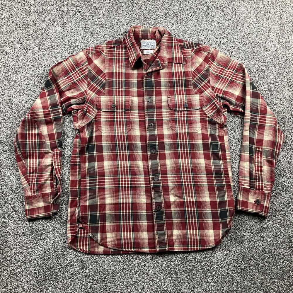 Lucky Brand Shirt Mens‎ Large Flannel Plaid Outdoor Preppy Lumberjack Vented